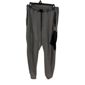 Jordan Dri Fit Statement Fleece Track Pants Slim Fit Gray Men’s Size L